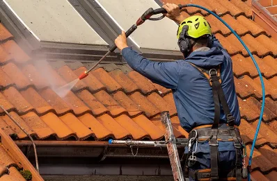 Démoussage et hydrofuge de toiture à Mercœur